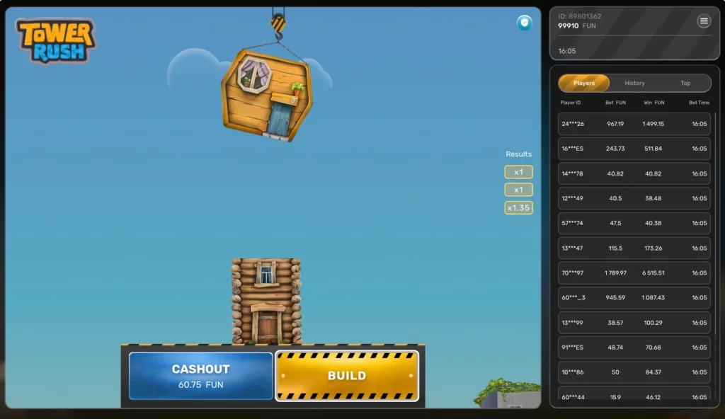 Tower Rush Game by Galaxsys